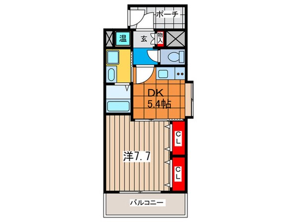 ハロ上町の物件間取画像